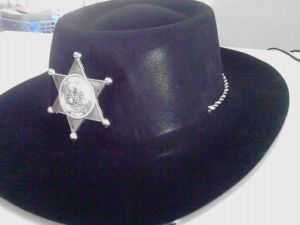  - Sheriff Hat (black) 
